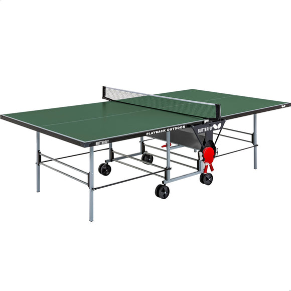 Butterfly Playback Outdoor Table Green Table Tennis Table