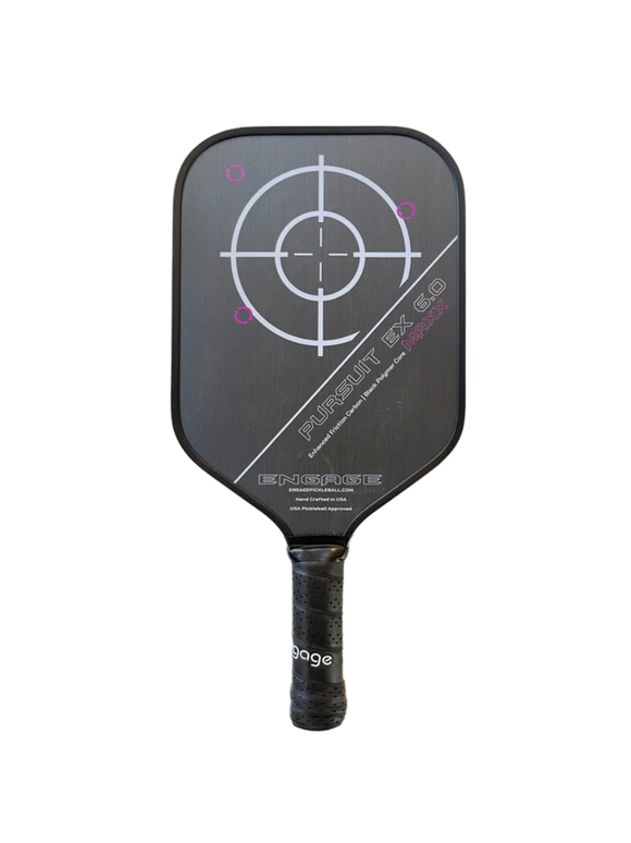 Engage Pickleball Pursuit MAXX EX 6.0 | Enhanced Friction Carbon | Standard