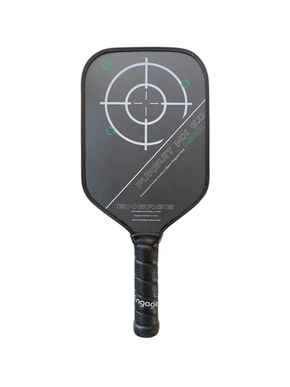 Engage Pickleball Pursuit MAXX MX 6.0 | Enhanced Friction Carbon | Elongated