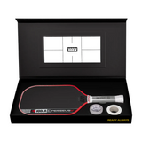Joola Perseus V pickleball paddle with accessories in a black box