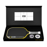 Joola Scorpeus pickleball paddle with accessories in a black box