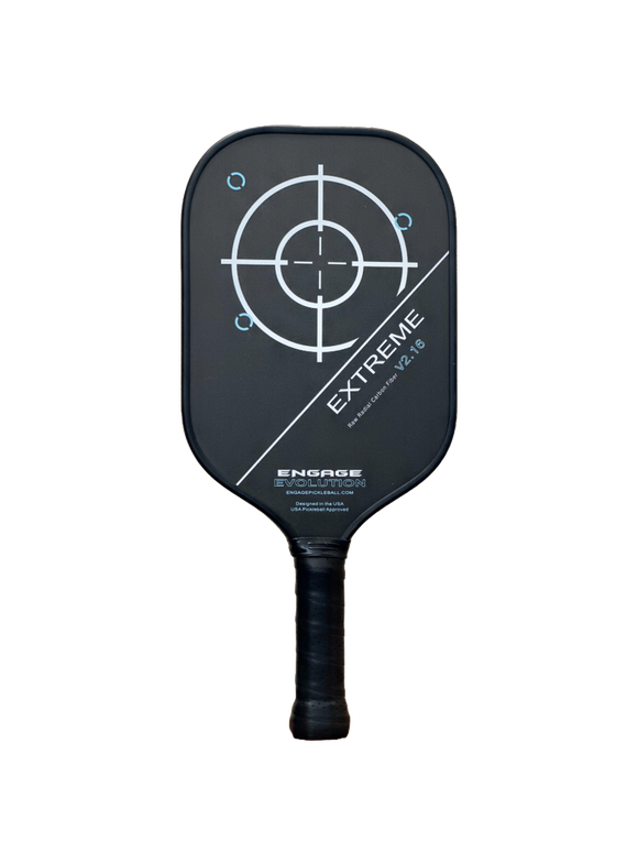 Engage Pickleball Evolution Extreme v2 | Raw Radial Carbon Fiber | Elongated