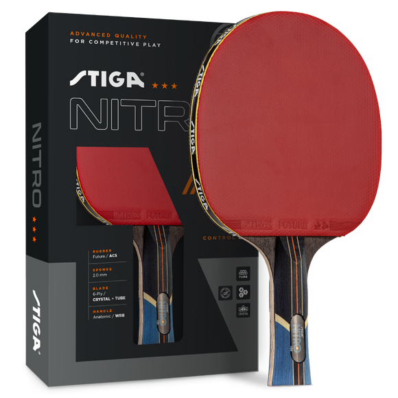 Stiga Nitro Performance, 6-ply extra light blade Table Tennis Racket