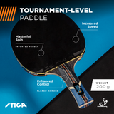 Stiga Nitro Performance, 6-ply extra light blade Table Tennis Racket